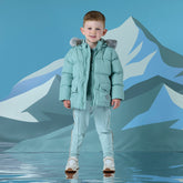 MITCH & SON Boys Padded Jacket Icey Jade